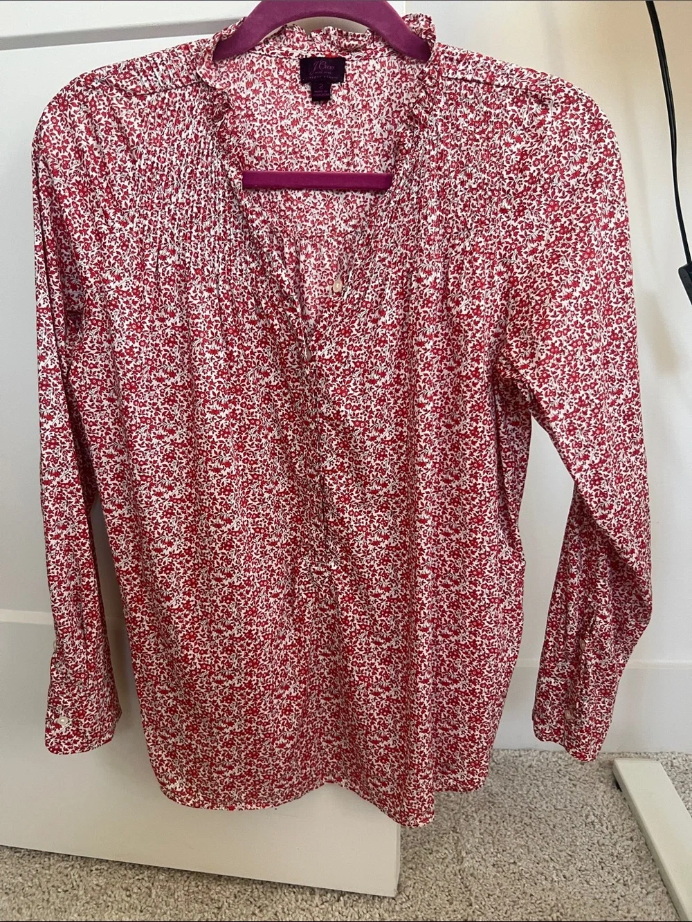 Jcrew x Liberty London floral blouse size 2